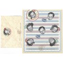 Conjunto de Papel de Carta Antigo Importado Little Boy P1013