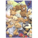 Conjunto de Papel de Carta Importado Bears MIK LT-362