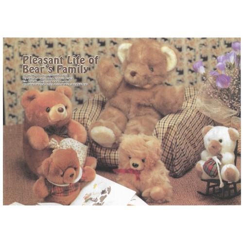 Conjunto de Papel de Carta Importado Bear's Family 1 Litte Fancy