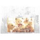 Conjunto de Papel de Carta Importado Bear's Family 2 Litte Fancy