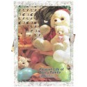 Conjunto de Papel de Carta Importado Bear's Family 4 Litte Fancy