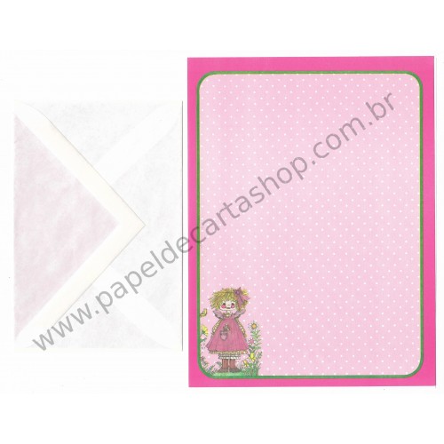 Conjunto de Papel de Carta Antigo Importado Favorite Things CRS2 Mead