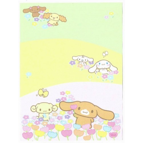 Ano 2004. Lote 9 Papéis de Carta Cinnamoroll Edição Especial Sanrio