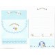 Ano 1993. Conjunto de Papel de Carta Sugar Cream Puff Vintage Sanrio