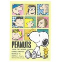 Papel de Carta Peanuts Yellow Vintage Hallmark Japan