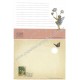 Conjunto de Papel de Carta Importado Flower Fairies The Estatue of Cicely