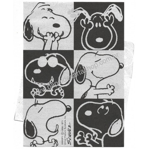 Conjunto de Papel de Carta Snoopy CGB Vintage Hallmark