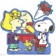 Papel de Carta Snoopy Hamburger Vintage Hallmark Japan
