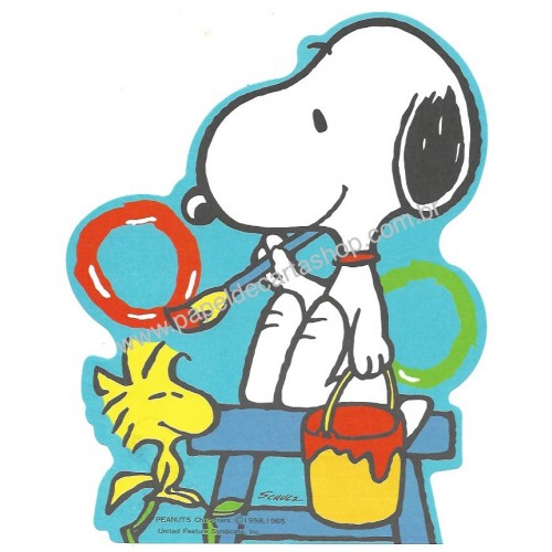 Papel de Carta Snoopy Art Vintage Hallmark Japan