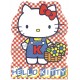 Ano 1976. Papel de Carta Hello Kitty Flowers Sanrio