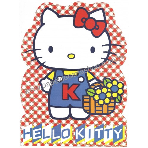 Ano 1976. Papel de Carta Hello Kitty Flowers Sanrio