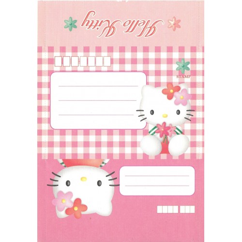 Ano 1999. Papel de Carta - Envelope Hello Kitty CVM3 Sanrio