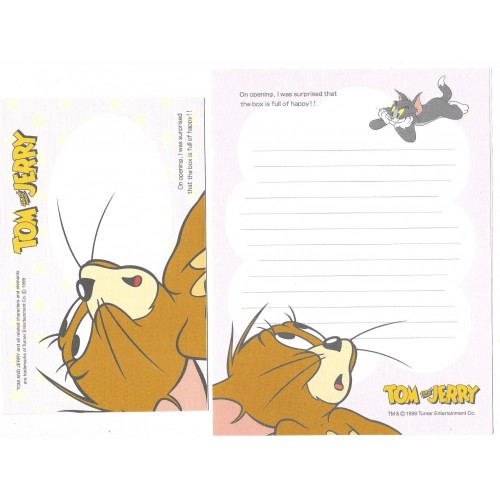 Ano 1999. Conjunto de Papel de Carta IMPORTADO Tom & Jerry CRS