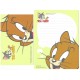 Ano 1999. Conjunto de Papel de Carta IMPORTADO Tom & Jerry CGR