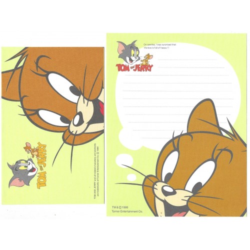 Ano 1999. Conjunto de Papel de Carta IMPORTADO Tom & Jerry CGR