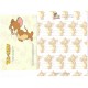 Ano 1999. Conjunto de Papel de Carta IMPORTADO Tom & Jerry CJE2