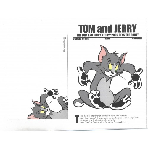 Conjunto de Papel de Carta Importado Tom and Jerry Etranger Di Costarica CBR