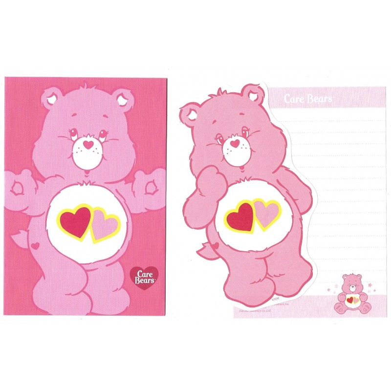 Ano 2017. Conjunto de Papel de Carta Importado Care Bears CRS DC