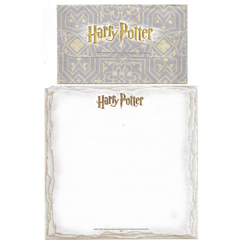 Ano 2001. Conjunto de Papel de Carta Importado Harry Potter TM CBG