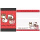 Ano 2011. Kit 4 Conjuntos de Papel de Carta Hello Kitty & AIROU Sanrio