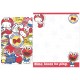 Ano 2011. Kit 4 Conjuntos de Papel de Carta Hello Kitty & Sesame Street Loves 2