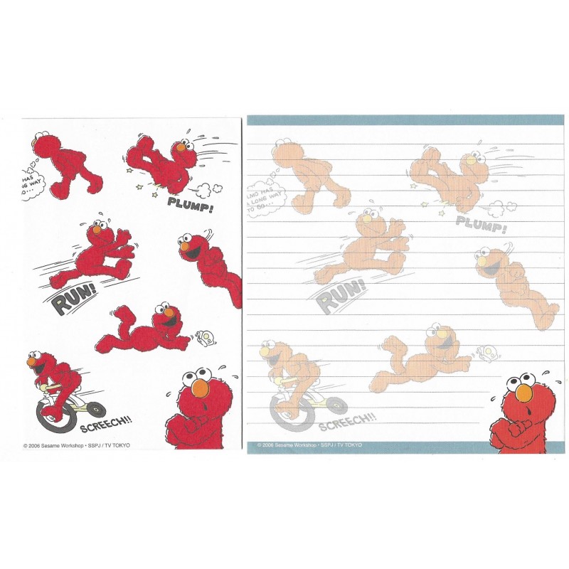 Conjunto de Papel de Carta IMPORTADO Sesame Street 24