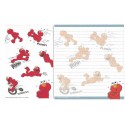 Conjunto de Papel de Carta IMPORTADO Sesame Street 24