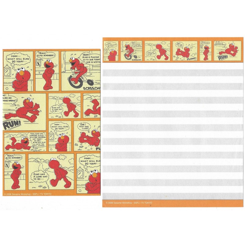 Conjunto de Papel de Carta IMPORTADO Sesame Street 25