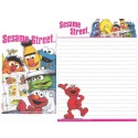 Conjunto de Papel de Carta IMPORTADO Sesame Street 30