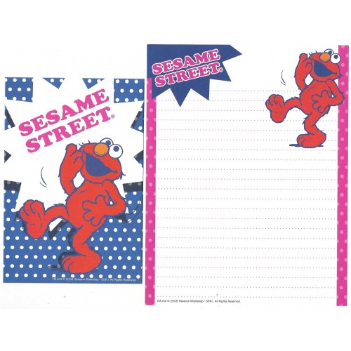 Conjunto de Papel de Carta IMPORTADO Sesame Street 33