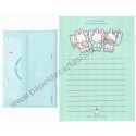 Ano 1984. Conjunto de Papel de Carta Midnight Minuet Vintage Sanrio