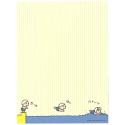 Ano 1989. Papel de Carta Minna no Tabo Swimming Sanrio Vintage