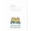 Ano 1989. Papel de Carta AVULSO LUCKY & LUPPY Vintage Sanrio