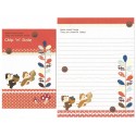 Conjunto de Papel de Carta Chip'n Dale Home Sweet Home Disney