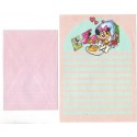 Conjunto de Papel de Carta ANTIGO Minnie Mouse Disney