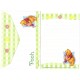 Conjunto de Papel de Carta Pequeno Disney POOH Japan