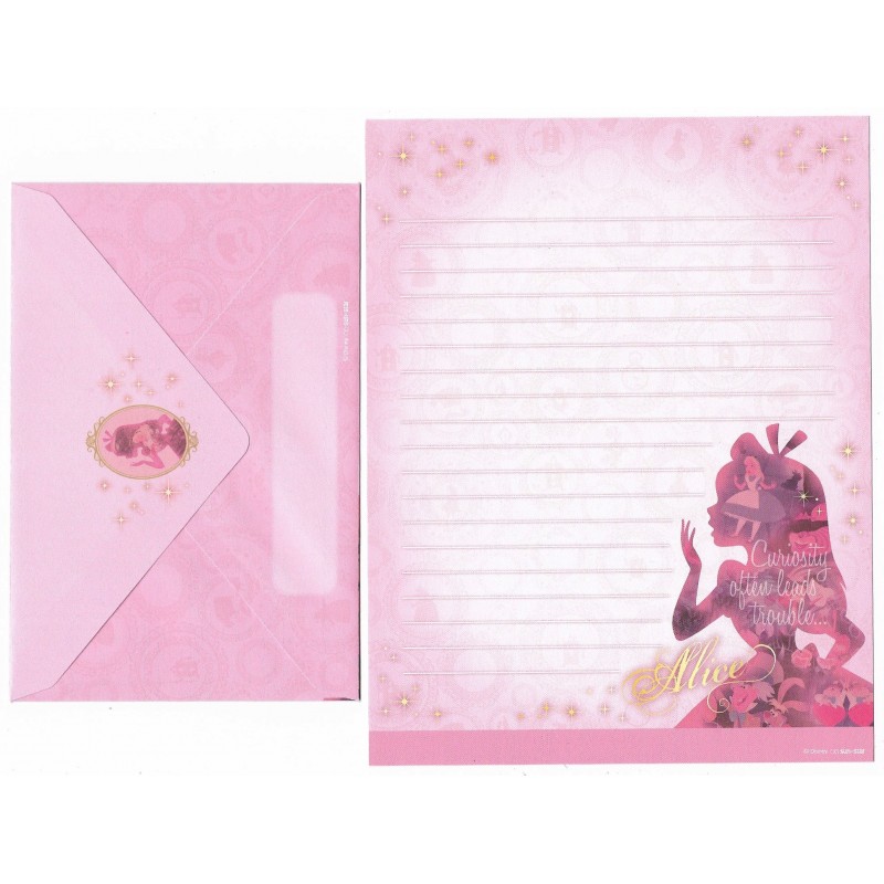 Conjunto de Papel de Carta Disney Alice Curiosity I SUN-Star