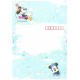 Papel de Carta dobrável ANTIGO VINTAGE Mickey & Minnie CAZ JP