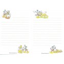 Papel de Carta ANTIGO VINTAGE Mickey & Pluto CVM JP