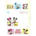 Papel de Carta dobrável ANTIGO VINTAGE Disney BACK TO SCHOOL CVM JP