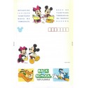 Papel de Carta dobrável ANTIGO VINTAGE Disney BACK TO SCHOOL CVD JP