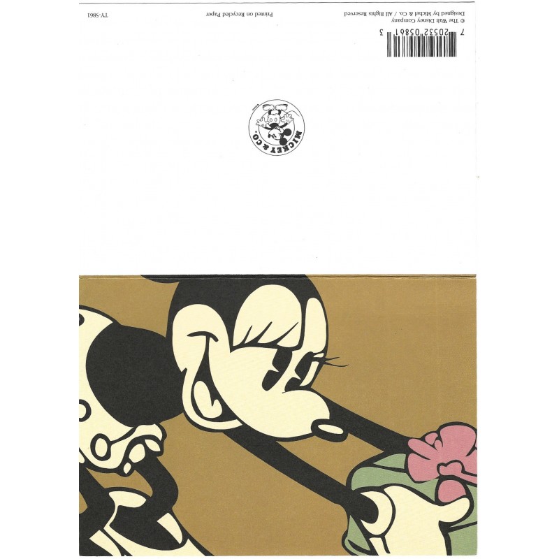 NOTECARD Importado Mickey & Co. - Minnie Mouse