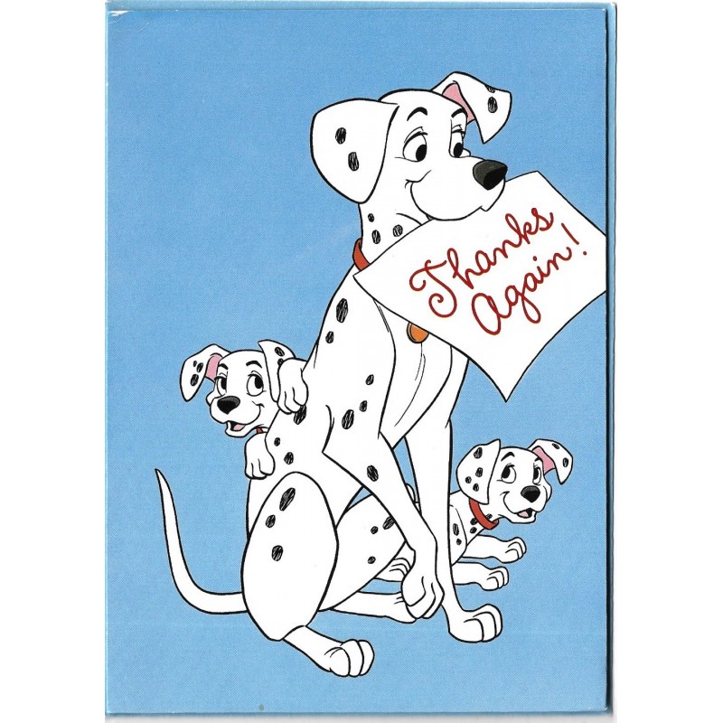 Notecard Importado 101 Dalmatians 3P Gibson