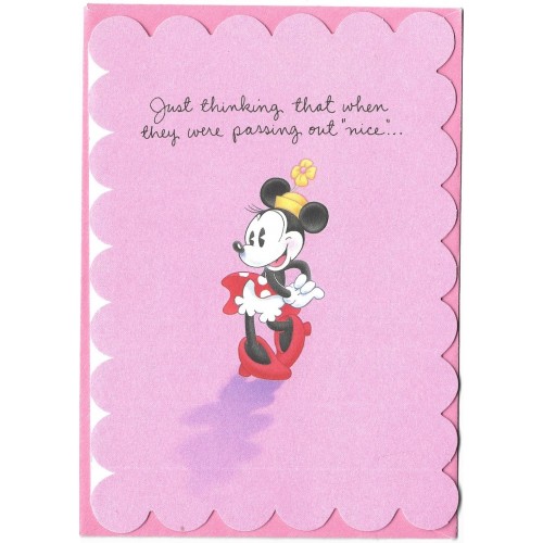 Notecard Importado Minnie Mouse CRS GIBSON