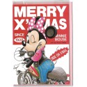 Notecard Importado Minnie Ride on X'Mas LYRIC Japan