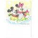 Postcard Antigo Vintage Disney Mickey & Minnie on Vacation LYRIC JAPAN