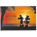 Postcard Antigo Vintage Disney Mickey & Minnie SUNSET LYRIC JAPAN