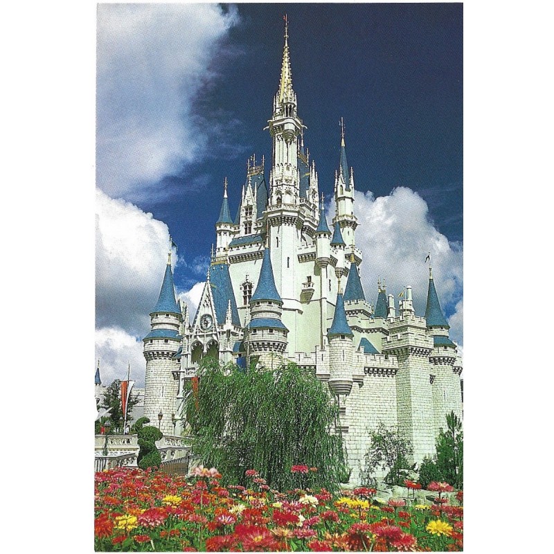 Postcard Antigo Vintage Disney Cinderella Castle