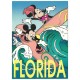 Postcard Antigo Vintage Disney Mickey"s Florida Collection 02FL