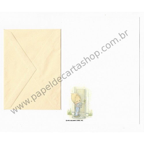 Conjunto de Papel de Carta Antigo Betsey Clark - Cachorrinho